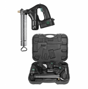 PISTOLA DE ENGRASE A BATERÍA PG-18V, CON DOS BATERÍAS LI-ION 18 V