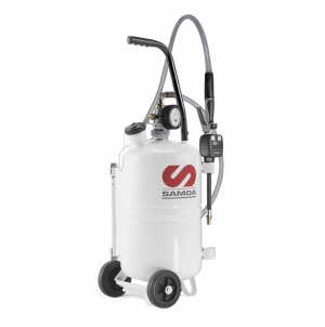 DISPENSADOR MÓVIL PARA SUMINISTRO DE ACEITE CON CONTADOR, 25 L PRESURIZABLE
